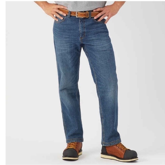 Duluth Trading Co Men’s Flex Ballroom Blue Relaxed Fit Jeans Size 35/30 NWOT - Picture 1 of 13